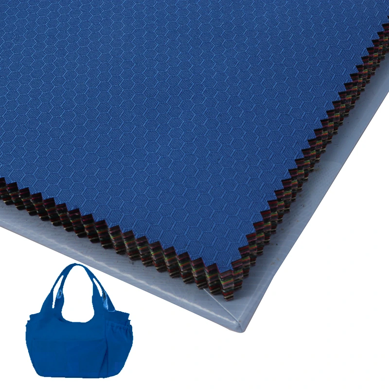 100 polyester recycled fabric 600D bag raw materials