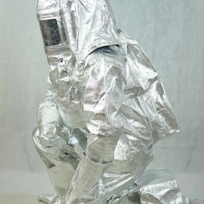 1050 degrees anti radiation Aluminized fire rescue high temperature proof fire safety suit