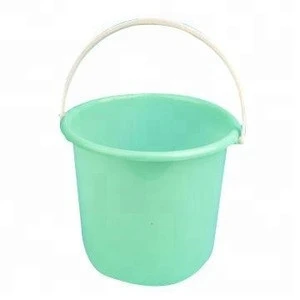 10L Eco-Friendly feature plastic water bucket with solid handle