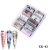 Import 10Pcs/set 4cm*120cm Colorful Laser Nail Sticker 2020 New Nail Art Supplies Transfer Starry Sky Paper Sticker Tool XK01-10 from China