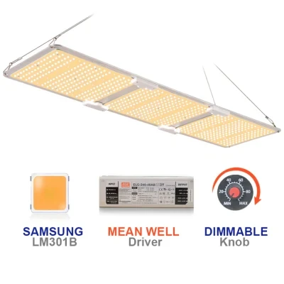 110W 200W 400W 600W Samsung Lm301b Lm301h Rl14 Port Dimmable Driver High PPE Ppfd LED Grow Light