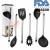 Import 11pcs silicone kitchen utensils non-slip handle cooking tools with holder from China