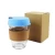 Import 12 oz  Glass Coffee Tumbler With  Natural Cork Band from China