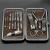 Import 12pcs/kit Manicure And Pedicure Nail Clipper Set Stainless Steel Nail Care Tools And Equipment With Leather Case from China