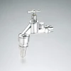 1/2"Polishing plated brass FAUCETS water drain BIBCOCK with water silencer