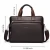 Import 14 Inch Business Laptop Genuine Leather Briefcase For Men from China