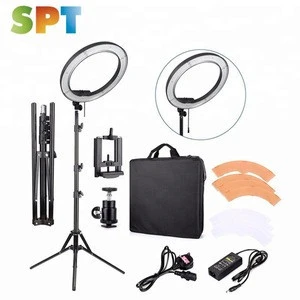 14 inches/36centimeters Outer 36W 180 Pieces LED SMD Ring Light 5500K Dimmable Ring Video Light
