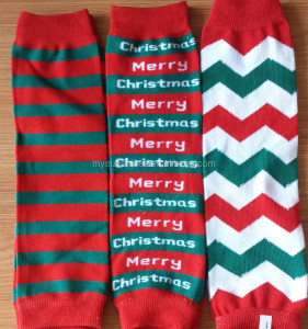 14Colors Christmas Styles Snowman Polka Dots Striped Chevron Snow Flake Cotton Plain Baby Leg Warmers For Girls Baby Leg Warm