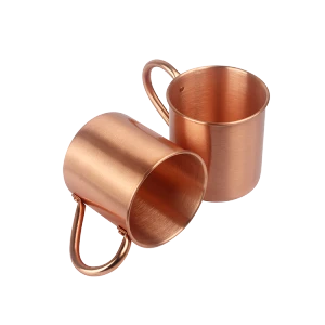 14OZ Cocktail mug bar cold drink Moscow Mule pure copper mug with handle
