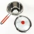 Import 16 cm stainless steel silicone handle mini stock pot with lid from China