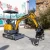 Import 1.7ton mini excavator Construction equipment mini track digging machine mini excavator from China