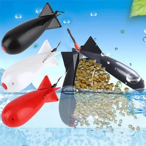1Pcs Fishing Large Rockets Spod Bomb Fishing Tackle Feeders Pellet Rocket Feeder Float Bait Holder Maker Tackle Tool Accessories