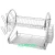 Import 2 Tier stainless steel  kitchen dish racks metal dish drying racks table storage dish rack(AWK104) from China