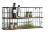 2-Tier Wall Mounted Storage Shelves Spice Rack for Kitchen