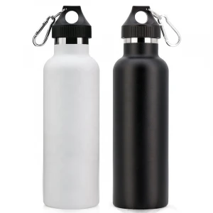 20 Oz Double wall stainless steel sports water bottles  vacuum flasks