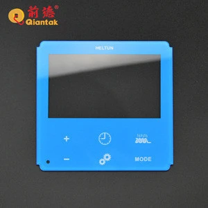 20 Years Free Sample Wholesale Extra Clear Tempered Glass PVC Control Panel