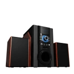 2014 new tooling hifi multimedia speaker with mic input,SD,USB,FM,Vfd function