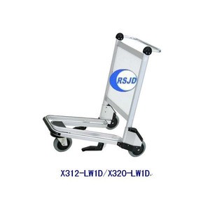 2014 With brake aluminum alloy luggage cart for hotel