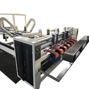 2015 Automatic High Speed Paper Box Folding and Gluing Machine for Sale