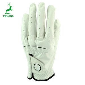 2018 Cabretta Leather or PU material Golf Gloves
