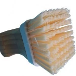 2018 Home Kitchen Tableware plastic Washing Brush Scrub Cleaning Dish washing Brush Dispensing Palm Dish Brush