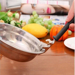 2018 Multifunction Stainless Steel Take Bowl Anti-hot Protective Folder Dishes Clip Creative Bowl Holder Pot Clip YL673745