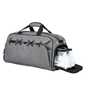 2018 New Arrival Gym Travel Sport Duffel Bag for Women Men with Shoe Compartment and Wet Pocket