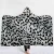 Import 2018 New Arrival Leopard Hooded Blanket Animal print blanket throws from ONEENO from China