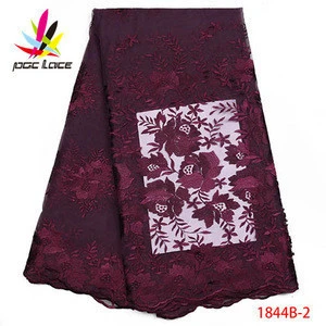 2018 New Design Wholesale Fashion French Lace Fabric For Wedding Dress Lace XZ1844B