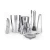Import 2019 Amazon Hot Sale New Product Stainless Steel 9PCS Boston Cocktail Shaker Bar Tool Set Bar Supplies from China