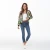Import 2019 Hot Fashion Chain Leopard Printed Short Jacket Women African Printed Bomber Jacket from China