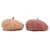 Import 2020 New style hot sell fashion teddy velvet hat beret fur from China