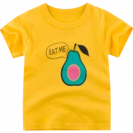 2020 Summer Fashion Unisex T-shirt Children Boys Short Sleeves White Tees Baby Kids Cotton Tops For Girls Clothes