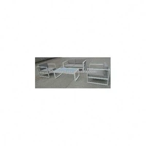 2020 suzhou garden furniture outdoor white aluminum sofa made in china AWAF9654 2020 white aluminum sofa