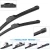 Import 2020 Wiper Blades Universal U/J Type Soft flat Auto Car Windshield Wiper suitable for 70% of models on the market from China