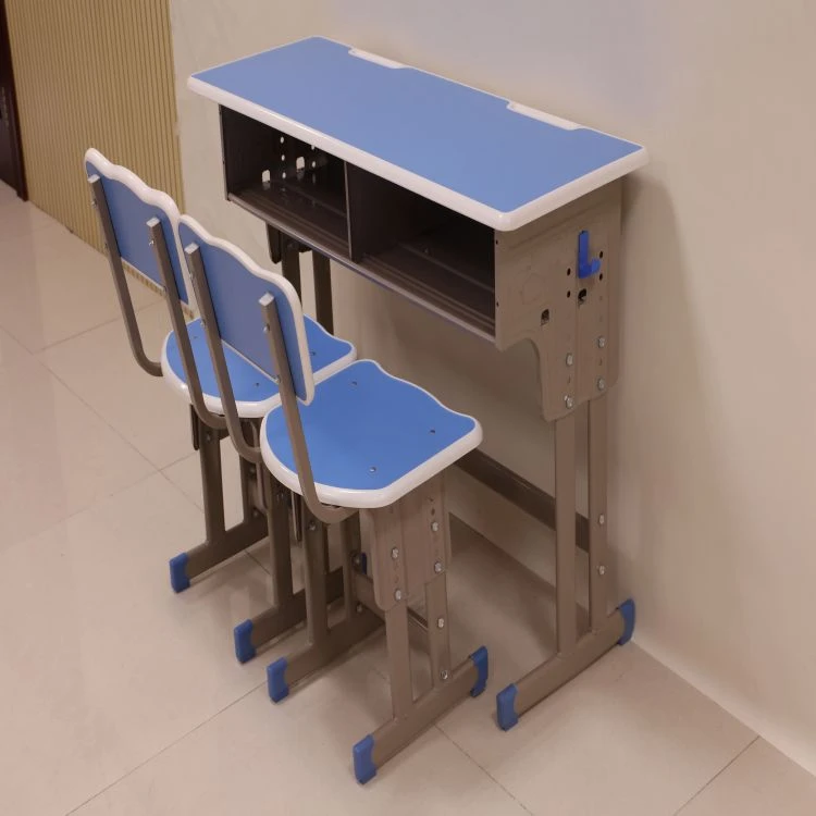 2021 Factory Wholesale Modern Cheap Primary University Classroom Adjustable Non-ergonomic Student School Desk And Chair Set