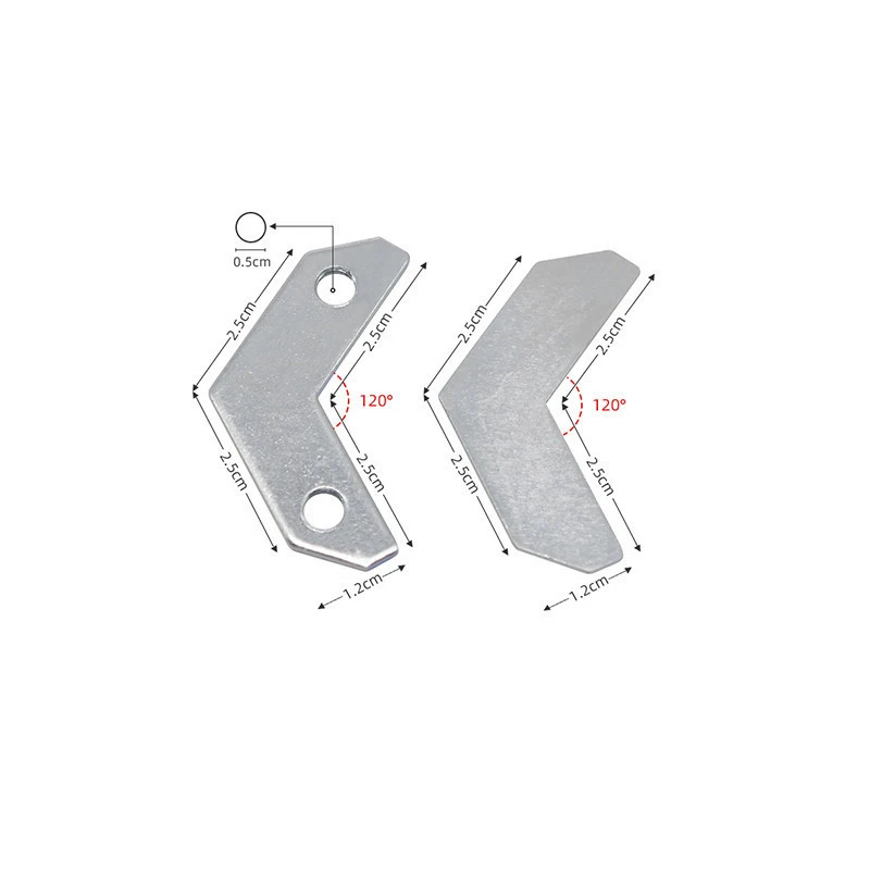 2021 new products 2 hole  metal corner bracket for connecting brace