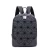 Import 2021 New Trend Geometric Frosted Noctilucent Preppy Style PU leather Backpack Bag Pack for College Girls from China