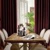 2021 Wholesale crimson window valance textile curtain arabic curtains for home