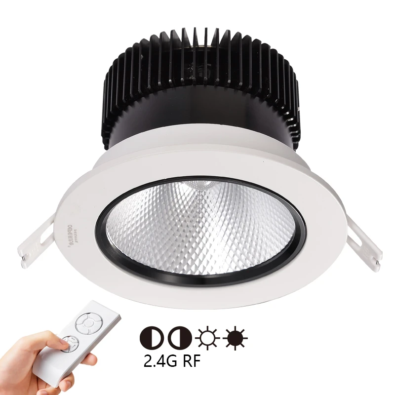 2022 2.4G RF Wireless Control CCT Dimmable LED DownLight