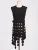 Import 2024 autumn new womens fashion round neck sleeveless round piece splicing design sense fringe senior sense solid color top vest from China