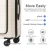Import 2024 Hot Sale Multifunctional front Open Luggage Laptop Pocket Hardside Suitcase Trolley 4 Spinners Travel Luggage Set from China
