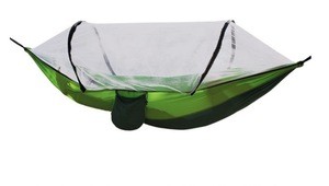 210T nylon camping hanging tent with mosquito net hammock swing with mosquito net