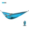 210t nylon Soft ultralight fabric parachute Travel Folding Beach Sleep double Camping Hammock