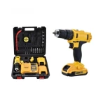 21V Li-ion Battery Power Tool Portable Tools Cordless Electric Drill Set