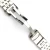Import 22mm 24mm 5 beads solid metal steel wrist bracelet watch band watch strap from China