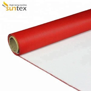 24 oz Thermal PU fiberglass fabric insulation fireproof material