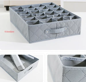 24 sectionhousehold Fabric cartoon school bus storage box for foldable storage