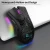 Import 2.4G Wireless Gaming Mouse Rechargeable Mouse with RGB Light Effect 3 Adjustable DPI Hollowed-out Honeycomb Shell Gamer Mice from China