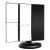 Import 24LED touch-sensitive makeup mirror,2X3X magnification three-fold desktop vanity mirror,led base storage mirror from China